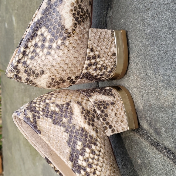 Coach Isla snake print leather pump heels - Picture 14 of 16